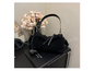 Albs2333 Suede Small Shoulder Bag Black