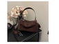 Albs2333 Suede Small Shoulder Bag Coffee