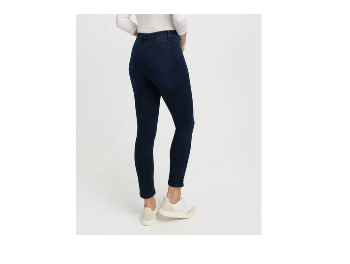 Anm2200 Ankle Lgt Mid Rise Jeans Black