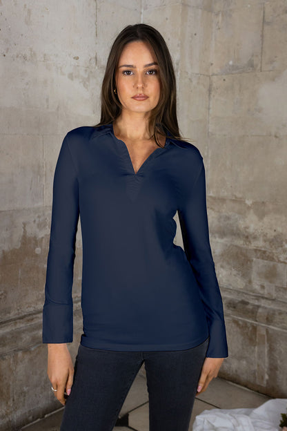Anna Layering Shirt Navy