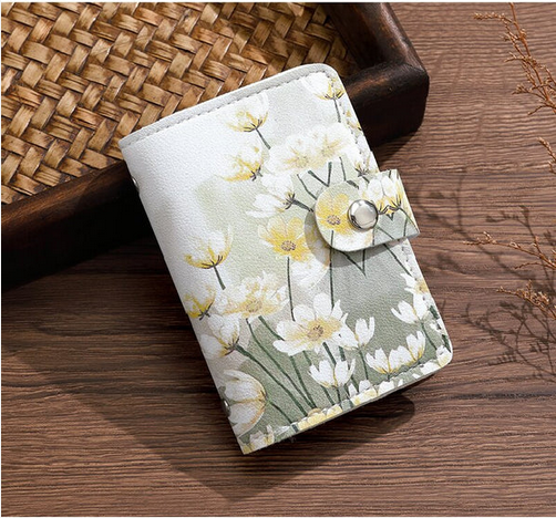 Be8101 Art Print Small Purse White