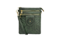 Bg2413-081 Double Front Zip Cb Bag Green