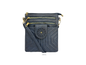 Bg2413-081 Double Front Zip Cb Bag Navy
