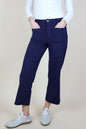 Bianca 3/4 Leg Jogger Trs Pocket Detail Navy