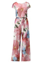 C112 Jumpsuit With Flower Design Pink
