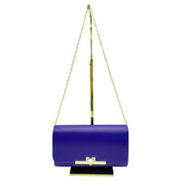 Cb24165-002 Clutch Bag With Clasp Royal Blue