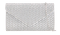Cs3240 Bling Envelope Style Clutch Bag Silver