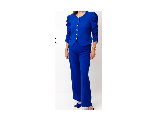 Dune/Steph Blazer Top Style 2 Piece Cobalt Blue