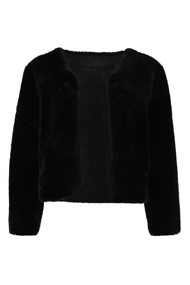 Fa25.10.511 Fur Jacket Black