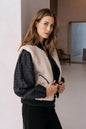 Fa25.65.507 Reversable Sheepskin Bomber Black/Cream