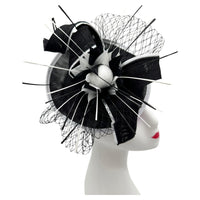 Ft2321 Flower Hatinator With Veil Arrow Black