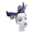 Ft25220 Bow Shape Fasc Sinamay Curls Navy