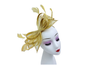 Ft25220 Bow Shape Fasc Sinamay Curls Gold