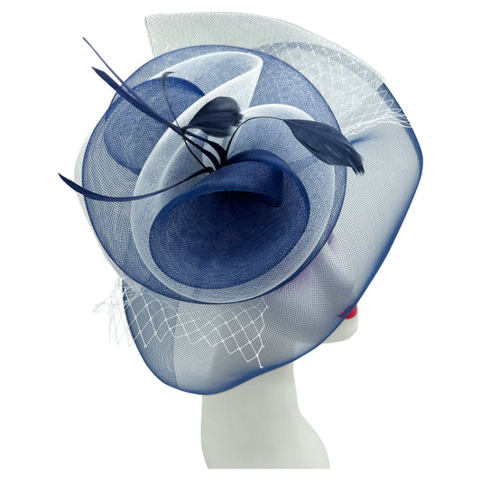 Ft3145 Spiral Twirled Duo Tone Navy/White