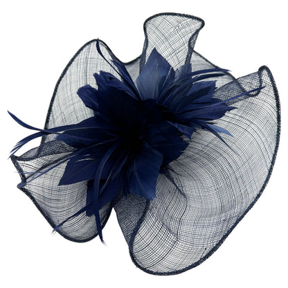 Ft3900 Layered Mesh Net Floral Fascinato Navy