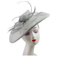 Ft9038-20 Large Sinamay Hatinator Grey