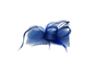 Ft9048-010 Bow Fascinator Synth Loop Royal Blue