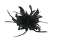 Ft9138a Fascinator With Feathers On Band Black
