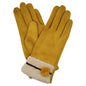 Gv2076-230 Fleece Lined Cosy Gloves Pomp Yellow