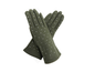 Gv25090-311 Plain Gloves With Diamonte D Green