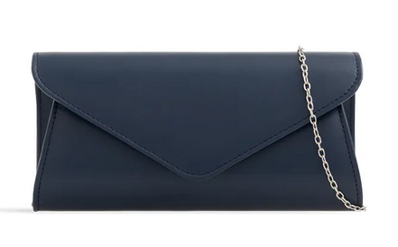 H2490 Matt Envelope Cb Clutch Navy