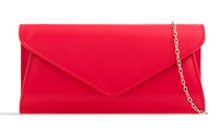 H2490 Matt Envelope Cb Clutch Red