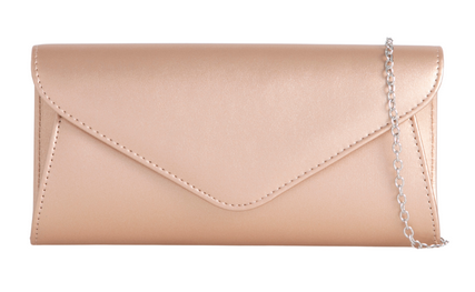 H2490 Matt Envelope Cb Clutch Rose Gold