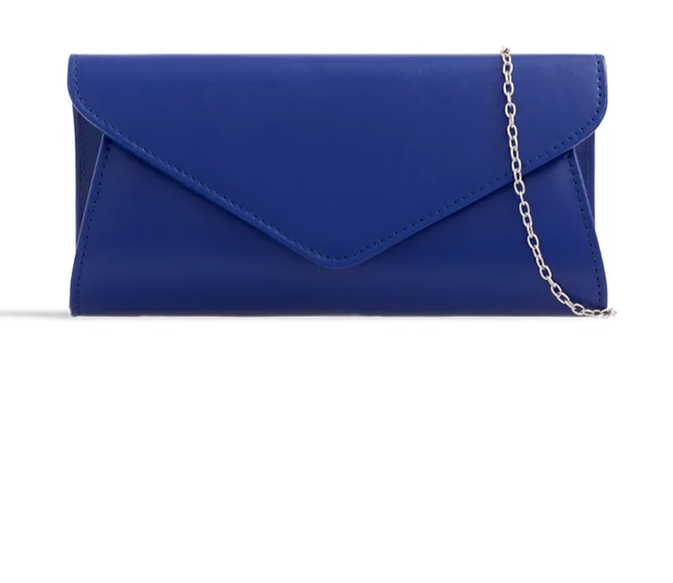 H2490 Matt Envelope Cb Clutch Powder Royal Blue