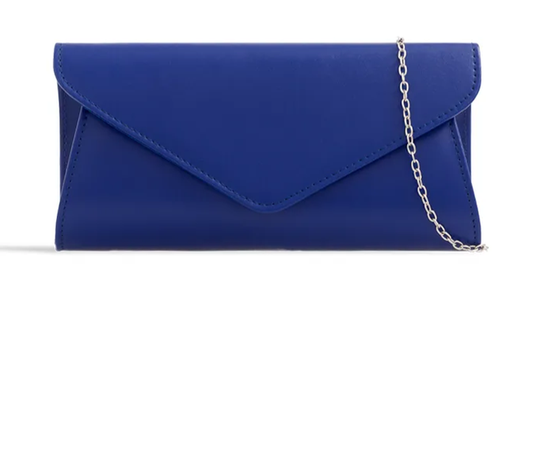 H2490 Matt Envelope Cb Clutch Powder Royal Blue