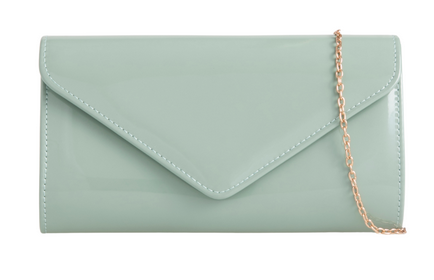 Sage green clutch bag sale