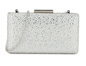 H3105 Bling Hard Small Clutch Bag Silver