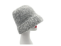 Ht23170-866 Bucket Style Knitted Hat Grey