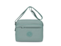 Ht711 Canvas 3 Pocket Cross Body Bag Sage Green