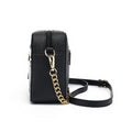 K5021 Patent Leather Cross Body Bag Black