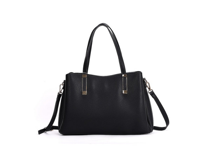 L4880 Big 3 Pocket Cross Body Bag Black