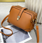 L8591 Small Cross Body Buckle Bag Tan
