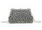 Ld3655 Bling/Pearl Purse Opening Clutch Black