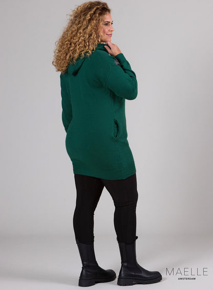 Me-Se-2006-Hvs Hood Tunic Jumper Arrow Green