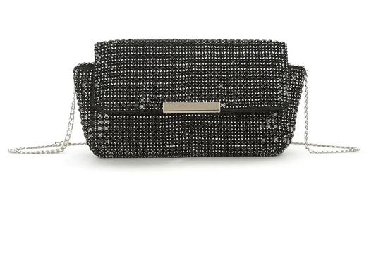 Mw3567 Small Bling Soft Bag Black