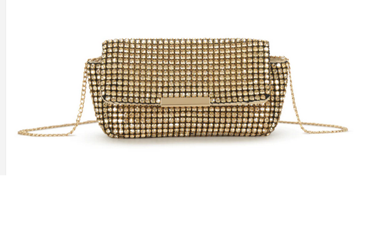 Mw3567 Small Bling Soft Bag Gold