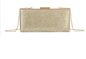 Mw3573 Flat Bling Purse Clasp Clutch Ba Gold