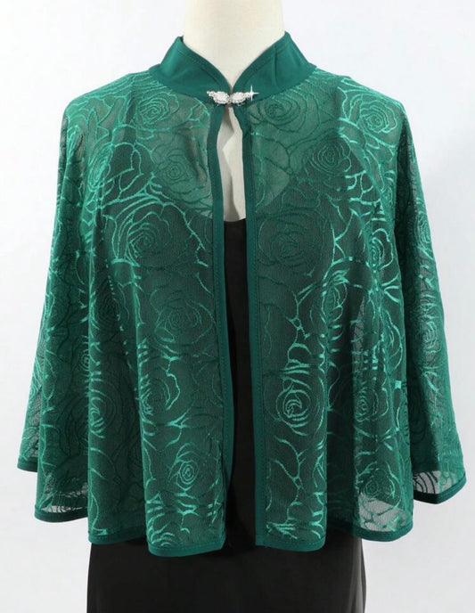Sc2306054321075524 Lace Bling One Button Green
