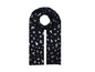 Sf1961-102 Christmas Scarf Black