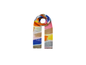 Sf2085-143 Paint Stroke Multi Col Scarf Orange