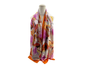 Sf2311-781 Silk Mix Printed Scarf Orange