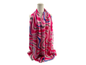 Sf2385-815 Swirl Print Cotton Mix Scarf Fushia
