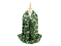 Sf2411-143 Daisy Print Scarf Green