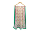 Sf24110-033 Clematis Print Silk Mix Scar Green