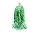 Sf2495-043 Soft Art Floral Print Scarf Green
