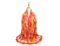 Sf2511-181 Colourful Squares Check Print Coral
